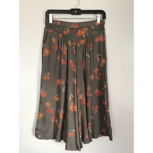 Nicole Miller Midi Floral Skirt